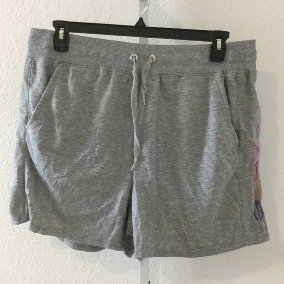 bebe Pants - Bebe Sport Heather grey neon lites lounge short Woman’s size 1X